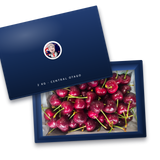 Mr. Henry Cherries 2kg box of fresh Central Otago cherries, lid open